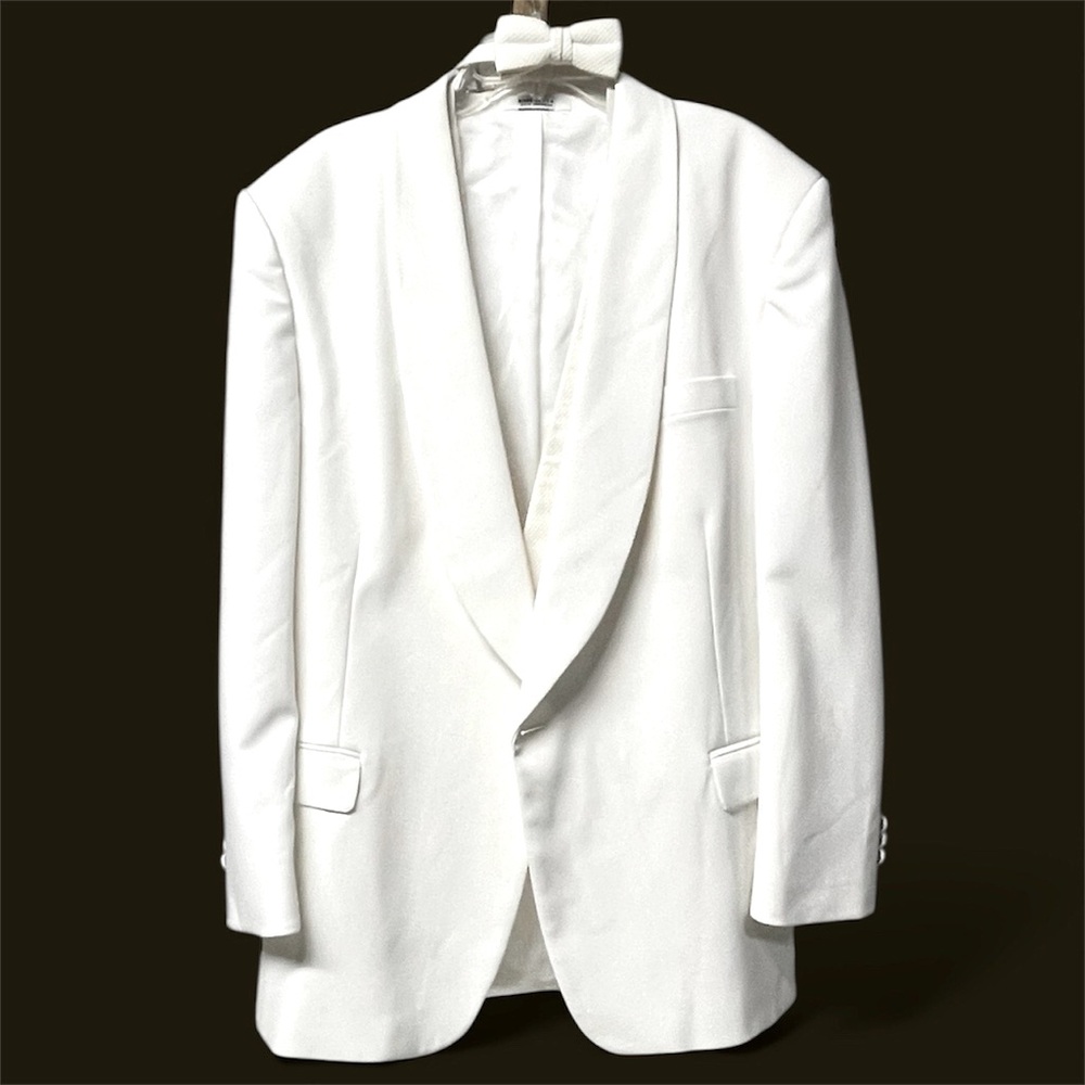 Tuxedo Jacket - Elegant Formal Vest Bow Tie Wash and Wear